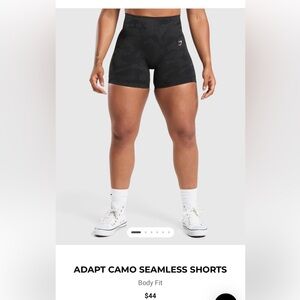NWT GYMSHARK ADAPT CAMO SEAMLESS SHORTS
